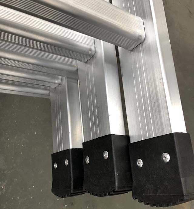 BS Standard Aluminum Scaffolding Straight Ladder para sa Konstruksyon