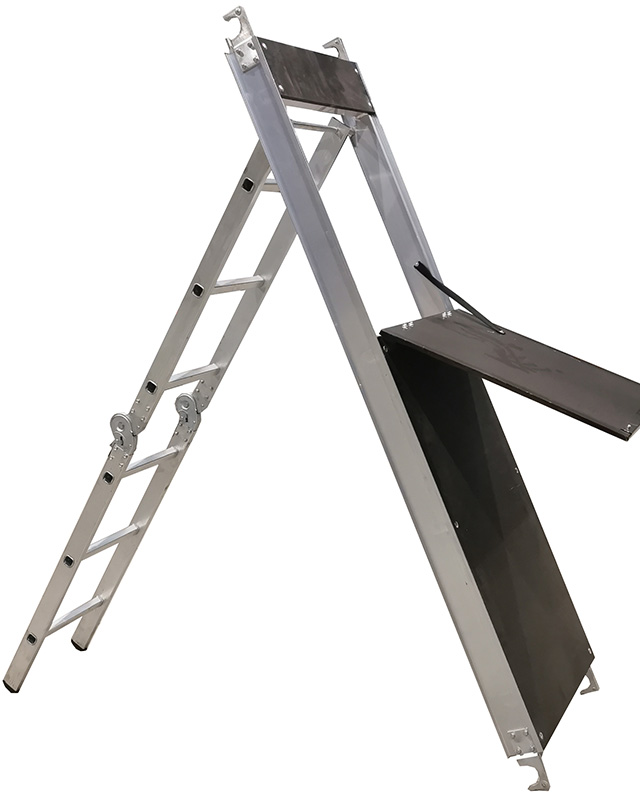 Panloob na Pag-access ng Plywood Scaffolding Aluminum Plank Sa Trapdoor para sa Konstruksyon